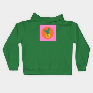 Plant Lady Cactus Kids Hoodie